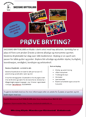 Informasjon om Skedsmo bryteklubb